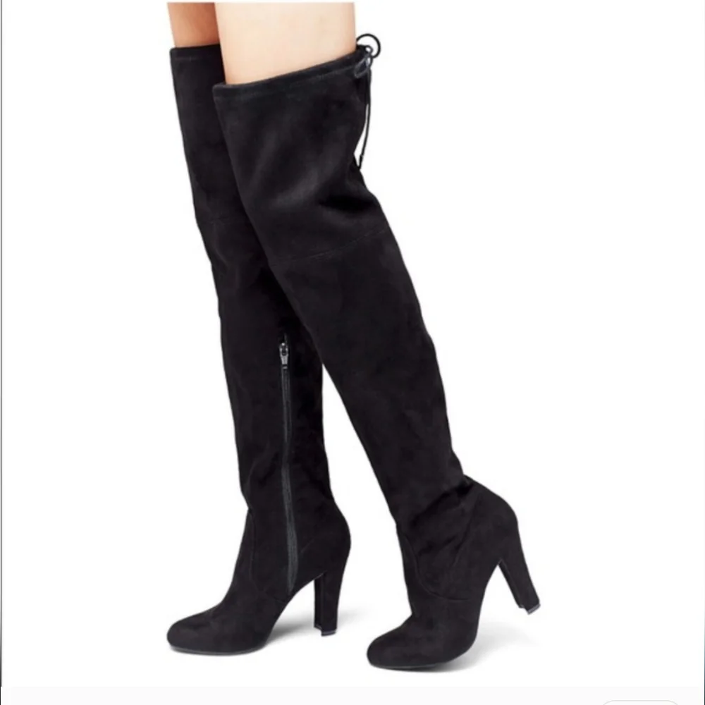 MOSSIMO Mariah Over The Knee Faux Suede Boots ~ NWT